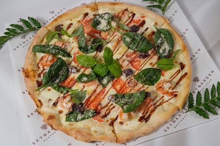 Пицца с морепродуктами