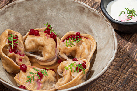 Пельмени с дичью