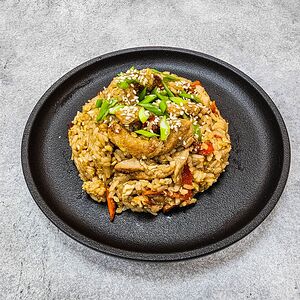 Тяхан со свининой