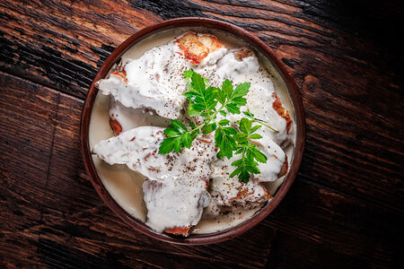 Чкмерули с цыпленком