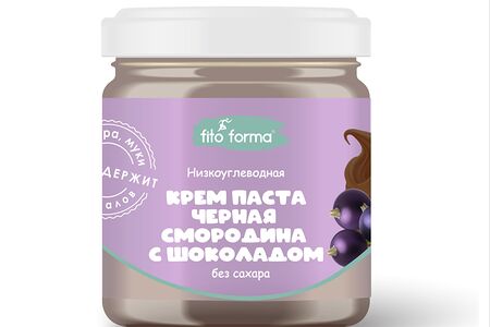 Низкоуглеводная крем-паста Черная смородина с шоколадом