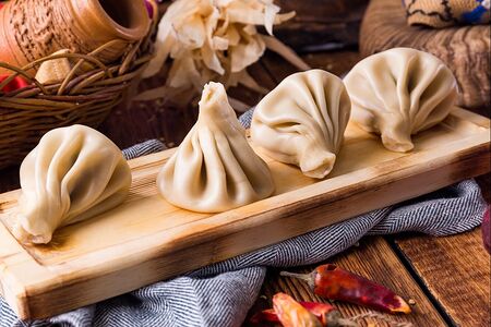 Хинкали домашние (свинина и говядина)