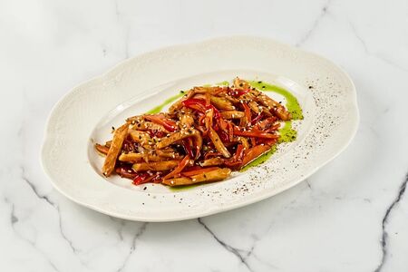 Куриное филе с соусом терияки 