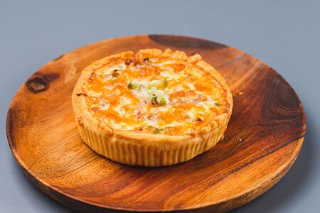 Киш с беконом 