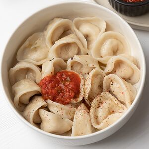 Пельмени со свининой и говядиной