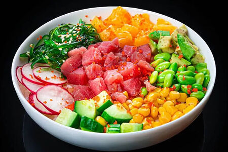 Салат Поке с тунцом