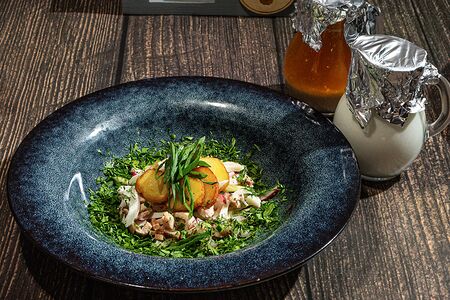 Окрошка на квасе 