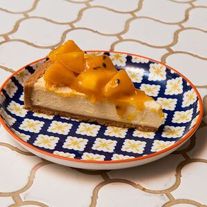 Чизкейк Манго-маракуйя