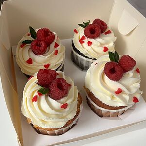 4 капкейка Ассорти