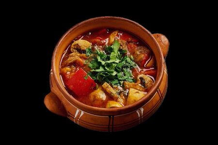 Телятина в горшочке