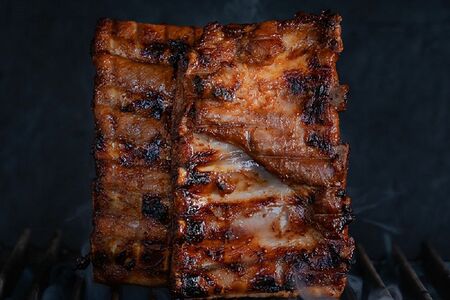 Свиные ребра в соусе BBQ