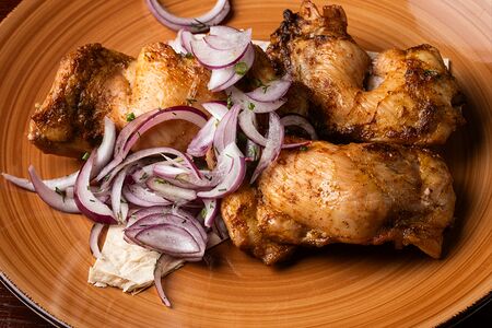 Шашлык из куриных бедрышек