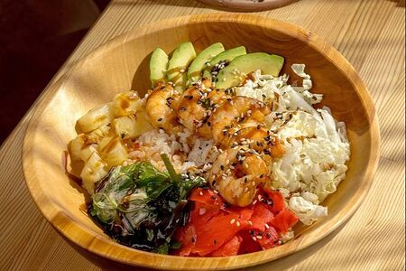 Поке с креветками