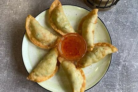 Гедза с креветками