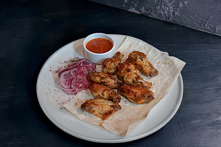 Куриные крылышки на мангале