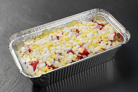 Паста запеченная сырный цыпленок