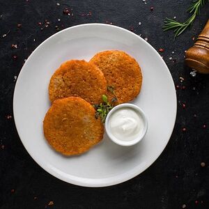 Драники со сметаной 