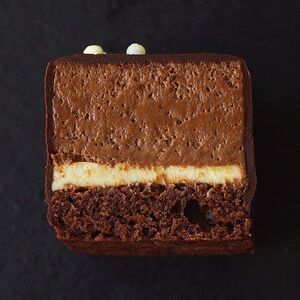 Муссовое пирожное Два шоколада