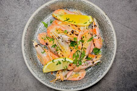 Креветка магаданская отварная