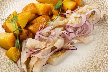 Муксун и картофель