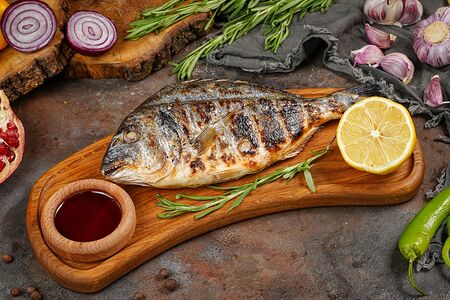 Дорадо на углях