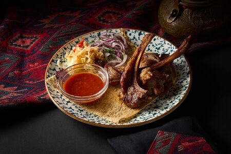 Шашлык из баранины на кости