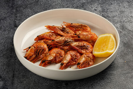 Креветки северные жаренные