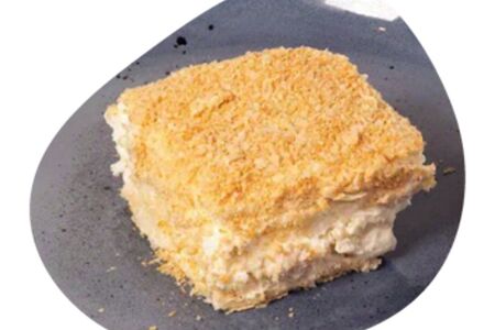 Торт слоеный с кремом Шантильи