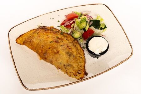 Брамборак с мясом и беконом