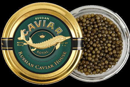 Черная осетровая икра Royal
