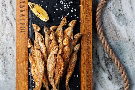 Корюшка жареная