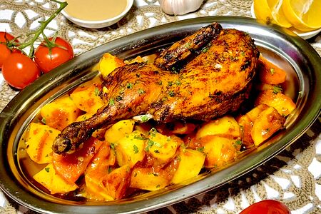 Курица с овощами