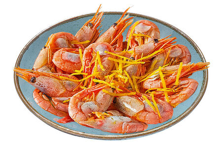 Креветки отварные