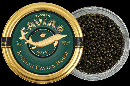 Черная осетровая икра Royal