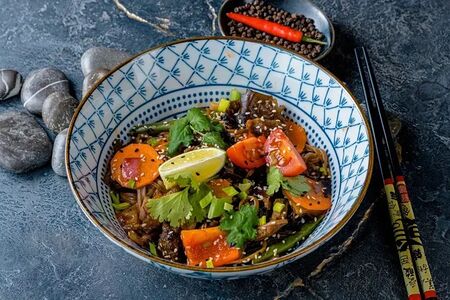 Яки Соба с говядиной