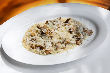 Ризотто с лисичками и пармезаном 