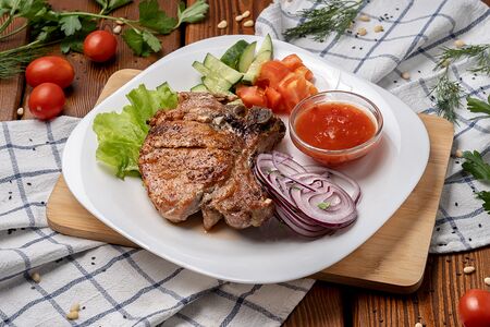 Стейк из свинины