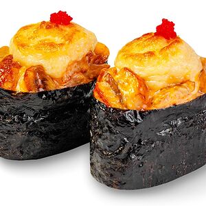 Запеченный гункан с угрем