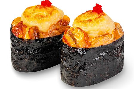 Запеченный гункан с угрем