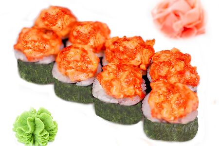 Запеченный с гребешком 