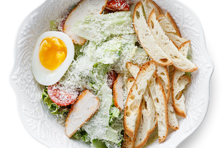 Салат Цезарь с курицей