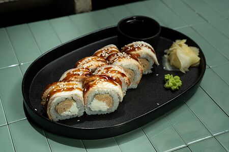 С угрем и омлетом