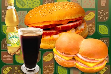 Большой Дуэт с напитком на выбор