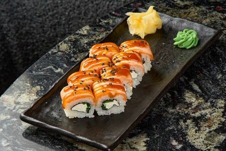 Филадельфия с зеленым луком