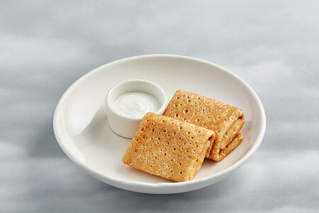 Блинчики с сыром и ветчиной