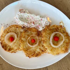 Картофельные оладьи