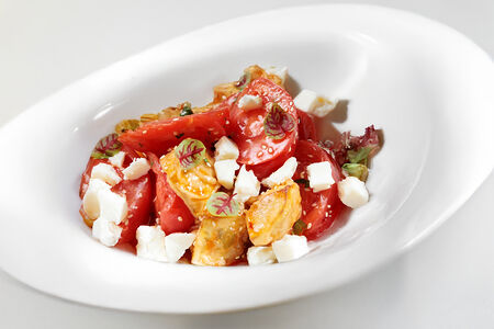 Салат с хрустящим баклажаном