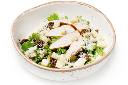 С курицей и вялеными томатами