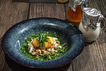 Окрошка на кефире