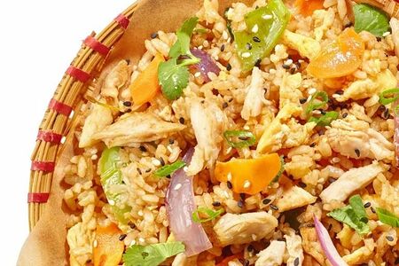 Вок с рисом и курицей (m/l)